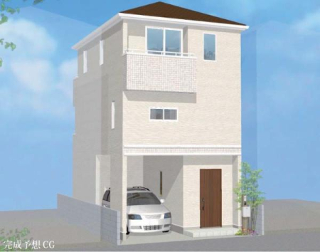 �_�ސ쌧���s����c��2���ڂ̐V�z��ˌ��Ă̊����\�z�}(�O��)