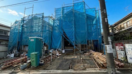 �_�ސ쌧���l�s�ۓy�P�J��㐯��2���ڂ̐V�z��ˌ��Ă̌��n�O�ώʐ^