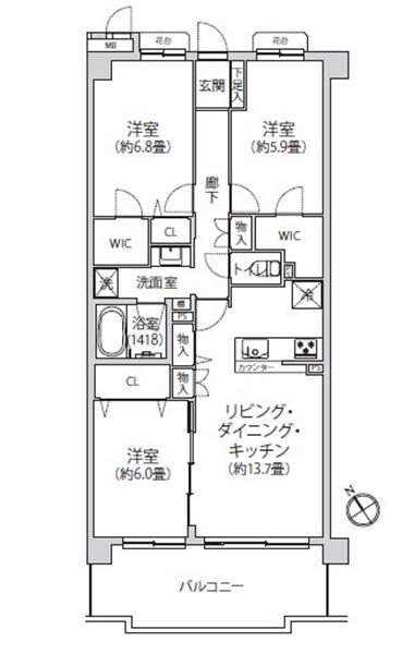 �_�ސ쌧���s����|�ǒ�4���ڂ̒��Ã}���V�����̊Ԏ��}