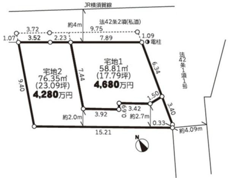 �_�ސ쌧���q�s�ޖ؍�2���ڂ̓y�n�̊Ԏ��}�i��N)