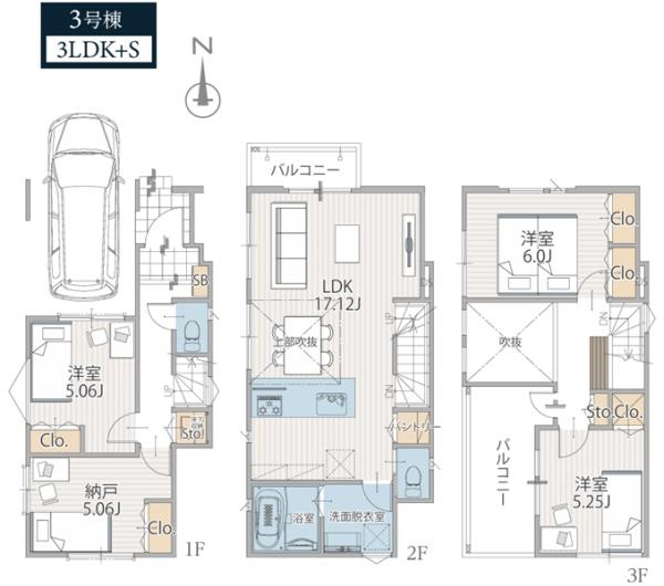 �_�ސ쌧���s�{�O�搅��3���ڂ̐V�z��ˌ��Ă̊Ԏ��}