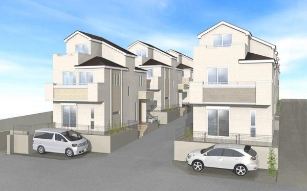 �_�ސ쌧���l�s�`�k�撹�R���̐V�z��ˌ��Ă̊����\�z�}(�O��)