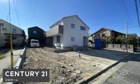 �_�ސ쌧���l�s�h��j�䐼2���ڂ̐V�z��ˌ��Ă̑O�ʓ��H�܂ތ��n�ʐ^