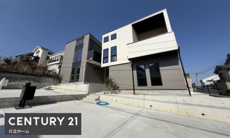 �_�ސ쌧���l�s�����x����1���ڂ̐V�z��ˌ��Ă̑O�ʓ��H�܂ތ��n�ʐ^