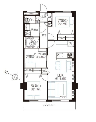 �_�ސ쌧���s�{�O��{��̒��Ã}���V�����̉摜