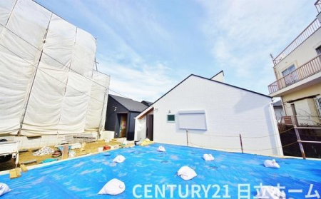 �_�ސ쌧���l�s�ۓy�P�J����P�u1���ڂ̐V�z��ˌ��Ă̑O�ʓ��H�܂ތ��n�ʐ^