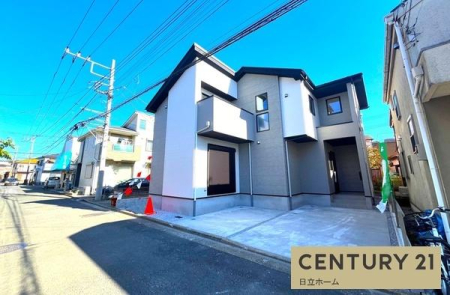 �_�ސ쌧���l�s��撆�c��5���ڂ̐V�z��ˌ��Ă̑O�ʓ��H�܂ތ��n�ʐ^