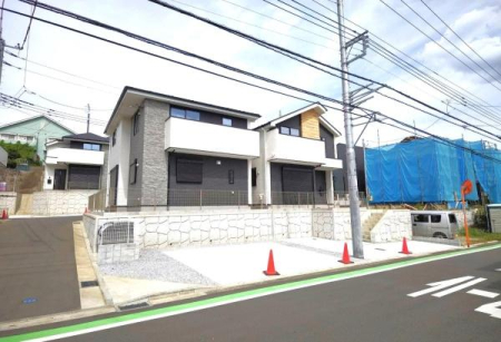 �_�ސ쌧���l�s�t��`�q�c1���ڂ̐V�z��ˌ��Ă̌��n�O�ώʐ^